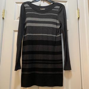 LOFT striped sweater tunic